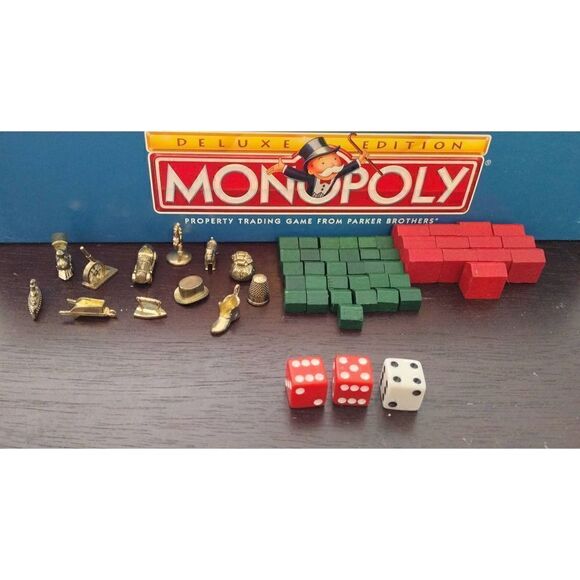 Monopoly Deluxe Edition Vintage 1998 Board Game Hasbro USAopoly - Picture 5 of 6